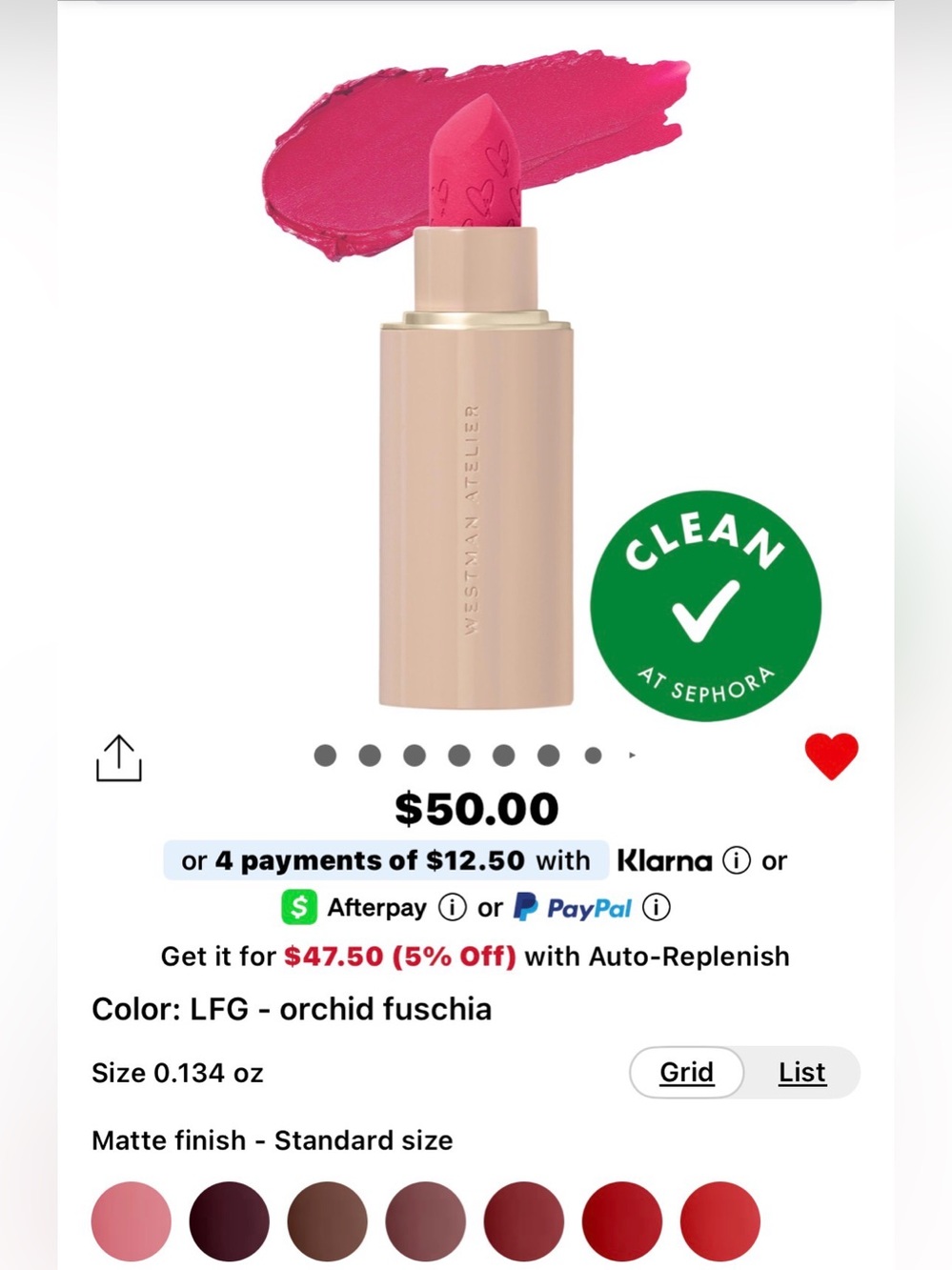 Westman Atelier Orchid Fuschia Lipstick - Bright Pink